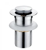 Korki do umywalek - Sea Horse SEA-HORSE Korek klik-klak mały do umywalki z przelewem chrom metal znal - miniaturka - grafika 1