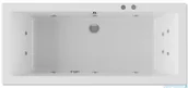 Wanny z hydromasażem - Riho Riho Lusso 180x90cm wanna prostokątna z hydromasażem Pneumatic prawa + nogi + syfon BA77-PNE-P - miniaturka - grafika 1