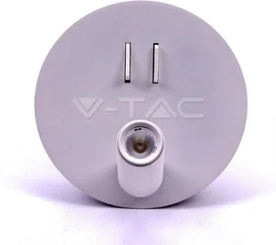 v-tac Oprawa LED V-TAC 3W+6W Kinkiet Hotel Łóżko Biały VT-2963 3000K 680lm - Lampy ścienne - miniaturka - grafika 3