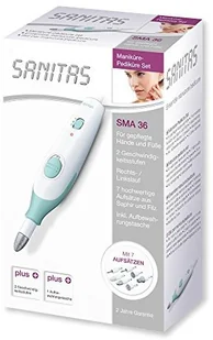Sanitas SMA 36 manicure zestaw do pielęgnacji paznokci, do zadbanych rąk i stóp, 7 wysokiej jakości łączniki 574.02 - Frezarki do paznokci Sanitas SMA 36 manicure zestaw do pielęgnacji paznokci, do zadbanych rąk i stóp, 7 wysokiej jakości łączniki 574.02 - Frezarki do paznokci - miniaturka - grafika 1