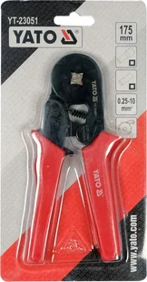 YATO SZCZYPCE DO ZACISKANIA KONEKTORÓW TULEJOWYCH - Kombinerki i obcęgi - miniaturka - grafika 3