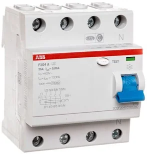 ABB Wyłącznik różnicowoprądowy F204 A-25/0,03 2CSF204101R1250 - Bezpieczniki elektryczne - miniaturka - grafika 2