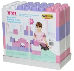 Wader Polesie 40107 Klocki budowniczy XXL 24el - Klocki - miniaturka - grafika 3