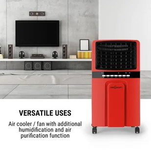 Wentylator OneConcept OneConcept Baltic Red schładzacz powietrza wentylator 65 W400 m/godz. pilot ACO-Baltic Red - Wentylatory - miniaturka - grafika 2