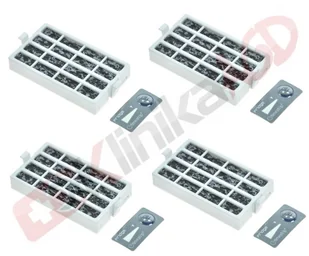 Wpro Filtr ANTYBAKTERYJNY Microban do lodówki 4szt. 480131000182 - Akcesoria i części do lodówek - miniaturka - grafika 2