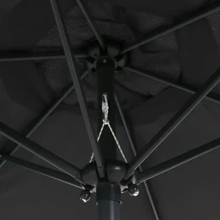 vidaXL Parasol, antracytowy, 200x211 cm, aluminium vidaXL - Parasole ogrodowe - miniaturka - grafika 3
