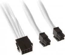 Silverstone 8Pin EPS 4+4Pin ATX/EPS 300mm white - Kable komputerowe i do monitorów - miniaturka - grafika 3