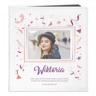 Albumy fotograficzne - NA Murrano Album z Okienkiem Prezent Osiemnastkę Nadruk ALB-BO-BK-UV-025 - miniaturka - grafika 1