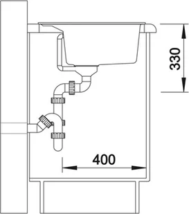Blanco DALAGO 8-F BIAŁY 516644 - Zlewozmywaki - miniaturka - grafika 4