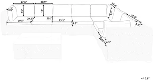 Beliani Zestaw poszewek na poduszki do mebli ogrodowych GRANDE beżowe - Poduszki ogrodowe - miniaturka - grafika 6