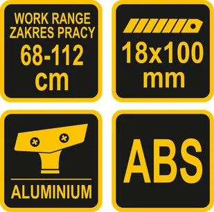 Vorel SKROBAK TELESKOPOWY 68-112 CM 06799 ZYSKAJ RABAT 30 ZŁ 06799 - Pozostałe akcesoria malarskie - miniaturka - grafika 4