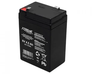 Akumulator Żelowy 6V 4.5Ah Agm Wysoka Jakość 4Ah - Baterie do zasilaczy awaryjnych UPS - miniaturka - grafika 2