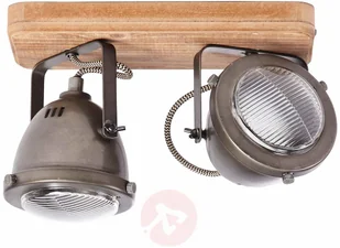 Brilliant Carmen Wood - lampa sufitowa, 2-pkt. - Lampy sufitowe - miniaturka - grafika 4