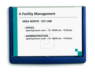 Durable Tabliczka informacyjna Click Sign Durable 210mm x 148,5mm grafitowa 486637 - Numery na dom - miniaturka - grafika 10