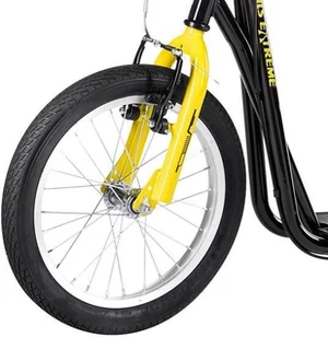 Nils Extreme WH118AN YELLOW 16/12" HULAJNOGA Z POMP. KOŁAMI - Hulajnogi - miniaturka - grafika 3