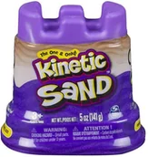 Masy plastyczne - SPIN MASTER Kinetic Sand - foremka 141g fioletowy - miniaturka - grafika 1