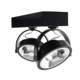Milagro Lugar lampa sufitowa 2-punktowa czarna ML5706 - Lampy sufitowe - miniaturka - grafika 2