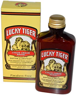 LUCKY TIGER LUCKY TIGER Liquid Cream Shave Płynny Krem do Golenia 150 ml - Kosmetyki do golenia - miniaturka - grafika 5