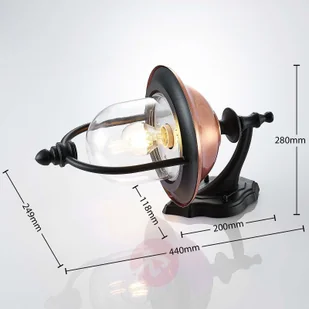 LINDBY Lindby Clint lampa zewnętrzna, latarnia wisząca - Lampy ogrodowe - miniaturka - grafika 4