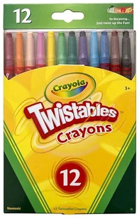 Crayola Wykręcane kredki 12 sztuk 52-8530 - Przybory szkolne - miniaturka - grafika 6