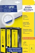 Etykiety samoprzylepne i bloki etykiet - Zweckform etykiety na grzbiet teczki 29,7 x 61 mm żółte 60 szt twm_954295 - miniaturka - grafika 1