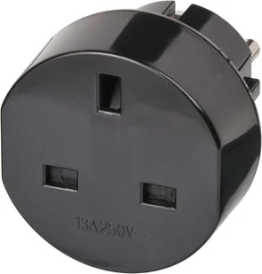 Brennenstuhl styk ochronny adapter podróżny (13 A, 250 V) (4) 1 szt. czarny 1508530 - Wtyczki i adaptery - miniaturka - grafika 2