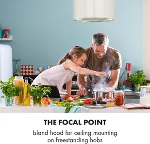 Klarstein Barett Biały (TK15-Barett-WH) - Okapy kuchenne - miniaturka - grafika 2