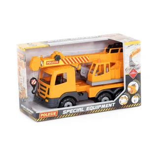 POLESIE Samochód-dźwig żółty - Samochody i pojazdy dla dzieci - miniaturka - grafika 3