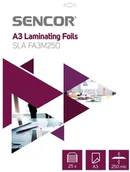 Folie do laminatora - Sencor Folia do laminowania SLA FA3M250 - miniaturka - grafika 1