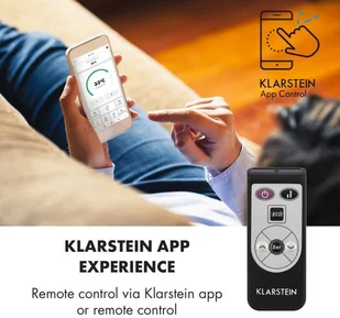 Klarstein Klarstein Bornholm Single Smart, grzejnik konwekcyjny, 1000 W, sterowanie przy użyciu aplikacji, czarny ACO7-BrnhlmSnglSmrtB - Ogrzewanie przenośne - miniaturka - grafika 5