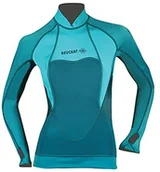 Pianki do pływania - BEUCHAT Beuchat Women's Top Atoll, turkus, XXL - miniaturka - grafika 1