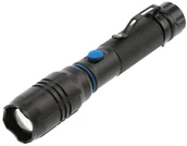 Latarki - GTV Latarka LED przenośna z wbudowanym akumulatorem 1800mAh, 8W, 800lm, 6400K, IP20, czarna - miniaturka - grafika 1