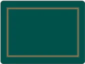 Obrusy i serwetki - Pimpernel portmerion PODKŁADKI KORKOWE PIMPERNEL - Emerald Classic - ŚREDNIE - miniaturka - grafika 1