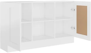 vidaXL Szafka, biała, 120 x 30,5 x 70 cm, płyta wiórowa 802777 - Szafki do salonu - miniaturka - grafika 7