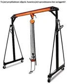 Wciągarki - Unicraft 443 322 DOSTAWA GRATIS! 44369007 Suwnica bramowa mobilny dźwig portalowy udźwig 1000 kg szerokość w świetle 2300 mm wysokość podnoszenia 2500-3600 mm) 69007-uniw - miniaturka - grafika 1