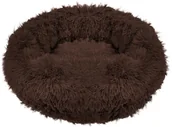 Legowiska dla kotów - Legowisko dla kota 60cm, pluszowe posłanie dla kota brązowy PA0141(1) - miniaturka - grafika 1