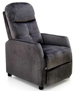 Czarny rozkładany fotel wypoczynkowy FELIPE 2 Halmar - Fotele - miniaturka - grafika 2