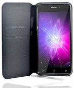 Etui i futerały do telefonów - DREAMDOR DREAMDOR Pokrowiec ochronny do Echo Stellar 4G, z przegródką na karty, sztuczna skóra, czarny PC-ECHSTEL_SML - miniaturka - grafika 1