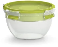 Pojemniki kuchenne - Emsa Clip & Go Box, pudełko spożywcze z tworzywa sztucznego, zielone, zielony, 16.7 x 16.7 x 9.5 cm 518097 - miniaturka - grafika 1