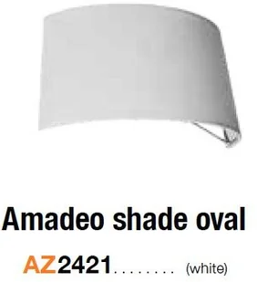 Azzardo Klosz do lampy piękny glamour AMADEO OVAL AZ2421 AZ2421 - Oprawy, klosze i abażury - miniaturka - grafika 2