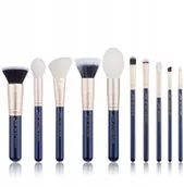 Pędzle do makijażu - Jessup T479 Zestaw 10 pędzli prussian blue/golden - miniaturka - grafika 1