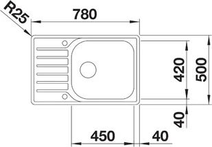 Blanco LANTOS XL 6 S-IF 523140 - Zlewozmywaki - miniaturka - grafika 3