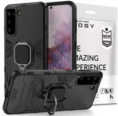 Etui i futerały do telefonów - Alogy Etui Stand Ring Armor do Samsung Galaxy S21 Plus czarne 9158X1 - miniaturka - grafika 1