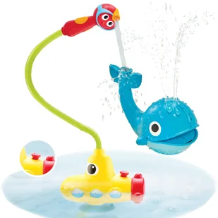 YOOKIDOO  YOOKIDOO Okręt Podwodny z Prysznicem WIELORYB - Zabawki do kąpieli - miniaturka - grafika 4