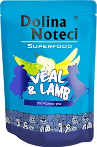 Dolina Noteci SUPERFOOD cielęcina i jagnięcina 10 x 300g karma mokra dla psa 44544-uniw - Mokra karma dla psów - miniaturka - grafika 2