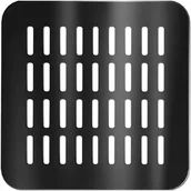 Akcesoria do armatury i ceramiki - Roca Osłona syfonu brodzikowego Terran Czarna - miniaturka - grafika 1