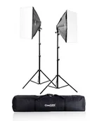 Inne akcesoria studyjne - CineGEN Zestaw 2 lamp światła stałego SOFTBOX 60x90cm 85W 290cm + torba CGWP-69815 - miniaturka - grafika 1