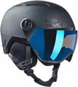 Kaski narciarskie - Black Crevice Kask narciarski 55-58 cm czarny mat - miniaturka - grafika 1