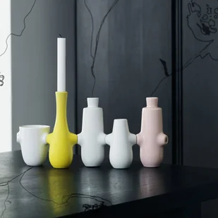 Kähler Kähler FIDUCIA Kolorowy Wazon i Świecznik 5 El. 690080 - Wazony i flakony Kähler Kähler FIDUCIA Kolorowy Wazon i Świecznik 5 El. 690080 - Wazony i flakony - miniaturka - grafika 3