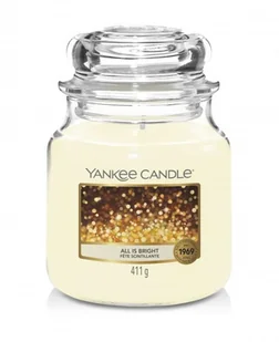 Yankee Candle All is Bright, średni słoik (411g) - Świece - miniaturka - grafika 2